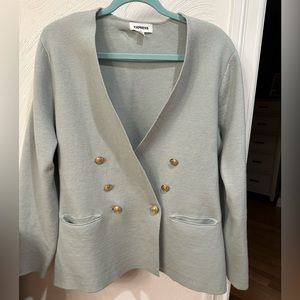 Double breasted sweater jacket from express. Never used.